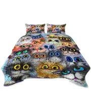 Big Cats' Eyes Coverlet
