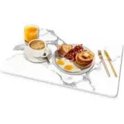 Extra large stone dish drying mat for kitchen counter, 23”(L) x 15”(W), ultra...