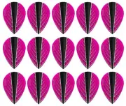 5 New Sets Harrows Quantum X Pear Dart Flights - Ships w/ Tracking - Pink