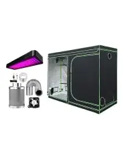 [Green Fingers] Grow Tent 2000W LED Grow Light Mylar 6" Ventilation