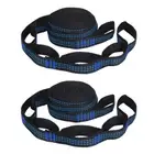 2pcs Hammock Tree Straps Outdoor Camping Hanging Swing Straps Hanging Rope