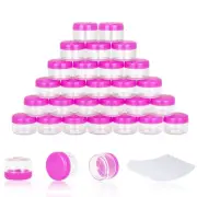 100PCS 5 Gram Sample Containers 5ml Empty Jars with Lids Small Cosmetic Mini
