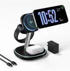 Qi2 3 in 1 Wireless Charging Station, Certified 15W Fast Wireless Charger for iP