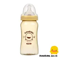 在飛比找momo購物網優惠-【Piyo Piyo 黃色小鴨】媽咪乳感PPSU寬口奶瓶(2
