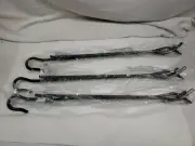 Style Selections 1-Piece Steel Fireplace Tool Set #669013 LOT OF 2
