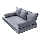 STYLE 3 Mattress Pillow Daybed Porch Swing Contrast Trim Twin AD001 COVERS ONLY