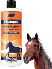 Horse Shampoo, 500ml Deep Nourishing Tail and Mane Shampoo Conditioner, Horse Grooming Supplies, Coat Cleanser Shower Gel for Cleansing and Conditioning