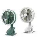 Oscillating Fans Mini Clip on Fan Portable Cooling Fan with 3 Speed USB Powered