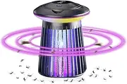 Gnats Zapper Indoor | 2-in-1 USB Charging Cordless Gnats Trap Lamp,Multifunctional Lighting for Home Patio Garden Backyard Porch Yard