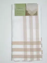 4 Pc Set Lintex 100% Cotton Napkins ~ Killarney Plaid ~ 18" x 18" **NEW**