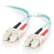 70M SC-SC Outdoor Armored 10G OM3 MM 4 Strands Fiber Patch Cord
