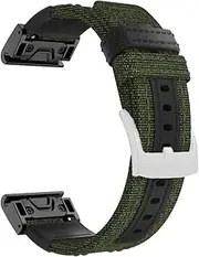 [ISOUDE] 22 26mm Nylon Bracelet Watchbands QuickFit Straps For Garmin Fenix 7X 7 6 6X Pro 5X 5 Plus 3HR 935 945 EPIX MK1 Smartwatch Bands