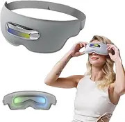 MOZA Eye Masssger with Breath Light Guidance 、Heat and Vibration Eye Massager for Focus Training, Sleep Better & Birthday Gift for Women & Men, Also Apply for Meditation Training