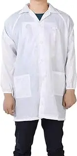 [Generic] XYWHPGV Anti Static Overalls Unisex ESD Coat Button up Lapel XXL White(7a4ca e10f6 2c14a 0fc23 75c50 508a2