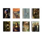 Set of 8 Match Boxes FAMOUS painting art vintage Style Matchbox Holder box