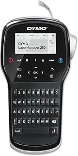 DYMO Label Maker | LabelManager 280 Rechargeable Portable Label Maker | Easy-to-Use, One-Touch Smart Keys, QWERTY Keyboard, PC & Mac Connectivity | for Home & Office Organization