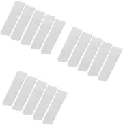 FOMIYES 3sets Lightweight Tongue Scraper Tool Box Outdoor Tongue Scraper Holder Plastic Storage Box for Easy Carrying Cleaning 5pcs*3
