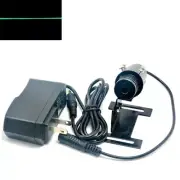 520nm 80mw Green Line Generator Laser Diode Module 5V Adapter w/ 22mm Holder