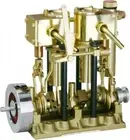 SAITO Steam Engine T2DR for Model Ship (2-cylinder, Short stroke) New from Japan