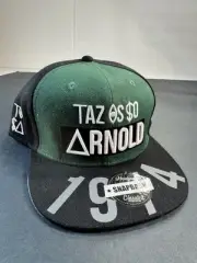 Headgear Classics Taz Arnold Snapback One Size Black Green NEW