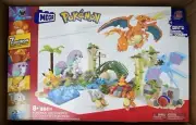Mega Pokémon Discoveries Bundle 7 Figure Set 884 Pieces by Mattel