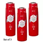 3 x 250ml Old Spice Original Shower Gel 3in1 Fresh Body Hair Face Wash For Men