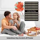 NEW 100 Scratch off Date Night Ideas Couples Games Bedroom Scratch off Poster