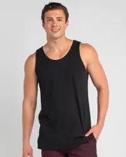 [Lucid] Lucid Men's Essential Tank Top Top in Black Size Medium M Black