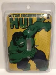Incredible Hulk Comic Single Toggle Light Switch Plate Cover Open Road Marvel