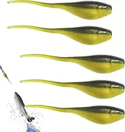 Fishing Lure Soft - Swimbaits for Bass Fishing | Realistic Fish Luring Tools, Freshwater Angling Baits for Pond River Lake