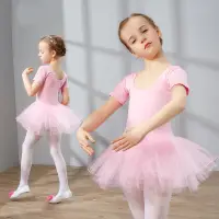 在飛比找蝦皮購物優惠-兒童舞衣 芭蕾舞裙  演齣服裝 蓬蓬裙 兒童舞衣 舞衣 芭蕾