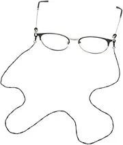[Generic] Beaded Bar Eyeglass Chain Necklace Diamond-Cut Bead Ball Sunglasses Holder Cords Boho Reading Eyewear Retainer Lanyard for Women Teens Girls
