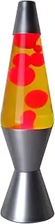 EOE Lava Table Lamp, 36 cm Height, Yellow/Red
