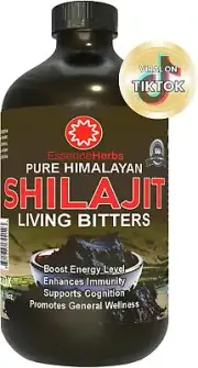 Shilajit Bitters Liquids Made with Shilajit, Moringa, Black Seed, & More (Pack