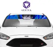 Aki Chainsaw Man Anime Sunstrip Windshield Wrap Banner Decal Premium 3M Vinyl