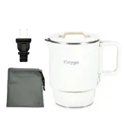 Travel Portable Electric Kettle 22oz Collapsible Stainless Steel Water Boiler...