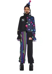 [Trickz N' Treatz] Graffiti Giggles Clown Costume Set