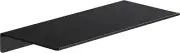 Metal Wall Shelf, Black Floating Shelf, Small Bathroom Shelf, 12" Display Shelve