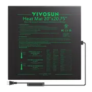 VIVOSUN 50x52cm Seedling Heating Mat Germination Propagation for Starter Trays