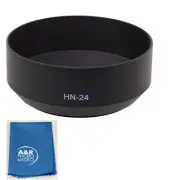 A&R PHOTO Lens Hood for Nikon 70-210mm f/4 75-300mm f/4.5-5.6 Lens Replce HN-24