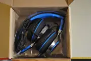 AILIHEN C8 Wired Headphones with Microphone and Volume Control Folding NIB