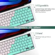 Keyboard Cover for 13.6 inch MacBook Air A2681 M2 2022 & MacBook Soft Silicone K