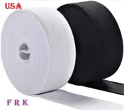 Elastic 2" inch 5 yard high quality knit sewing elastic band MADE IN USA
