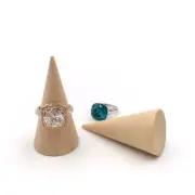 5Pcs Solid Rings Display Stands Jewelry Cone Shape Rings Holders