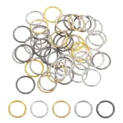 Open Jump Rings 50Pcs 20mm O-ring Connectors for Jewelry Making, Multi Color