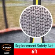 NEW Kahuna 6ft REPLACEMENT TRAMPOLINE SAFETY NET OUTDOOR ENCLOSURE 6 post