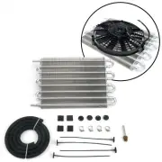 Zirgo Super Cool 15 Oil Cooler -Ultra Cool Coating- Includes Hose, Clamps, Ties