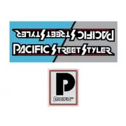 Pacific - Street Styler decal set - old school bmx