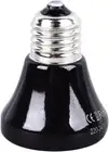 Reptile Heat Lamp, Heat Lamp for Reptiles Ceramic Black No Light Safe for Cag...