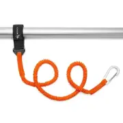 90-183cm Nylon Kayak Paddle Leash Safe Lanyard Assault Boat Foot Canoe Rope f